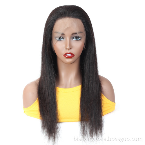 30inch Full Human hair Remy brazilian curly Side Part HD transparent 360 melteing lace front wig